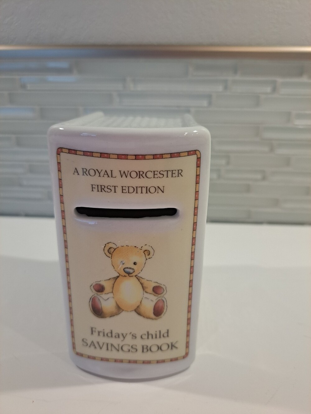 Royal Worcester Days Of The Week Savings Bank "FRIDAY" 4 1/2" T - Picture 2 of 7